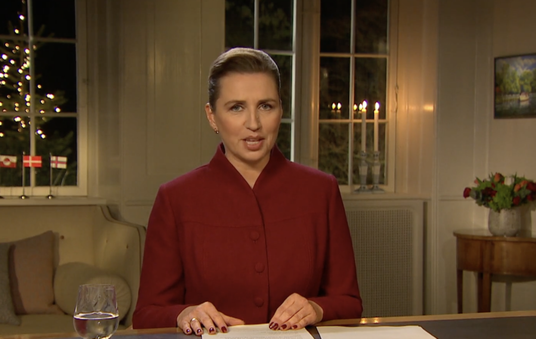 Statsminister Mette Frederiksen holder nytårstale 2022