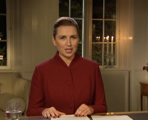 Statsminister Mette Frederiksen holder nytårstale 2022